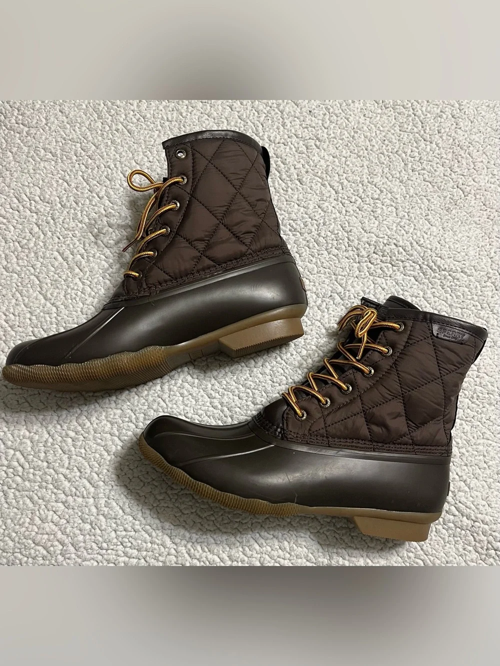 Sperry Saltwater Nylon Quilted Duck Boots